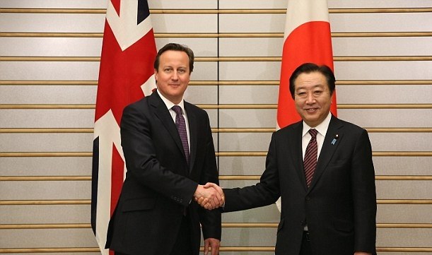 Noda Josihiko japán és David Cameron brit kormányfő kutatási, fejlesztési és gyártási szerződést kötött, amely “hozzájárul a két ország biztonságához és békés szándékaihoz.