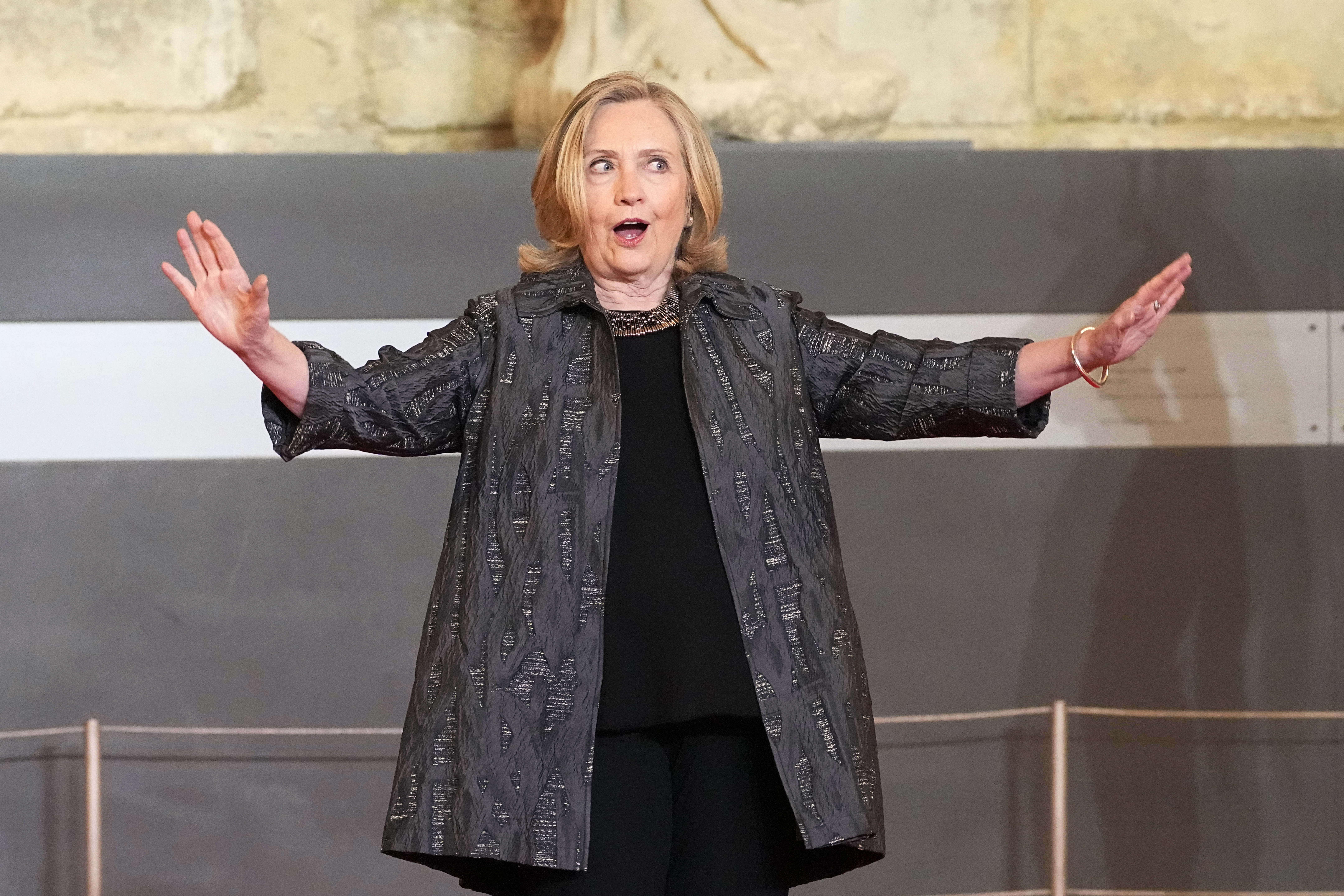 Hillary Clinton először olvasta fel nyilvánosan a 2016-os győzelmi beszédét
